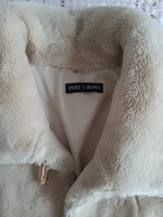 Chaquetón pelo Punto Roma beige talla L