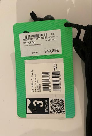 Cockpit Syncros Carbono 90x72 -20