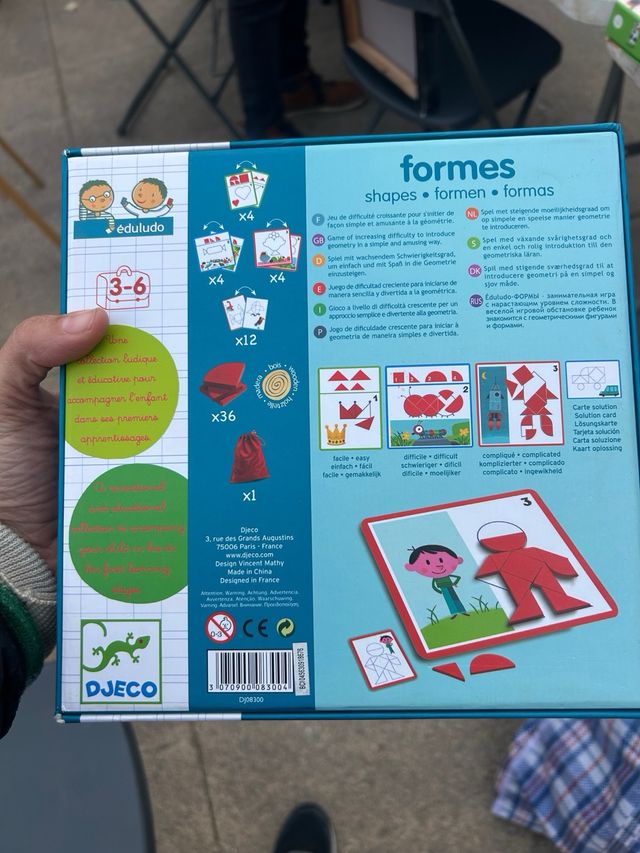 Djeco Formas Juego Geometría Infantil