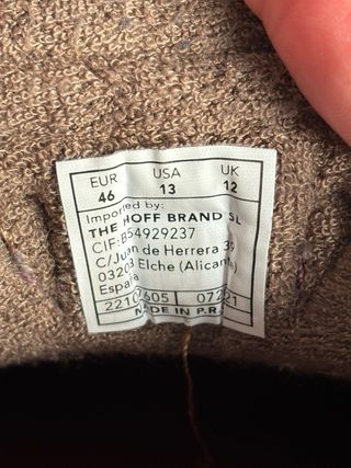 Zapatillas Hoff Hombre Marrón Verde Granate