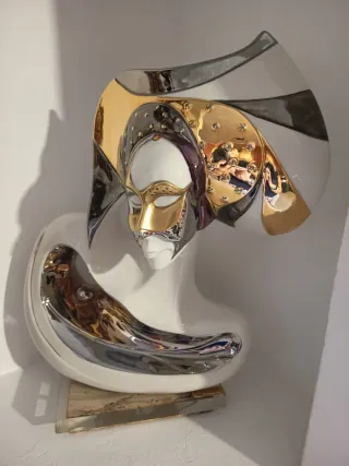 Porcelana Galos Figura Mujer