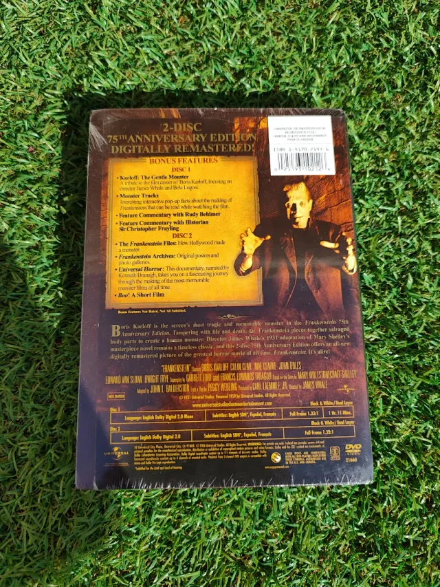 DVD Frankenstein Boris Karloff 75th Anniv.