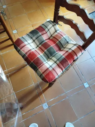 6 Cojines Cuadrados a Cuadros