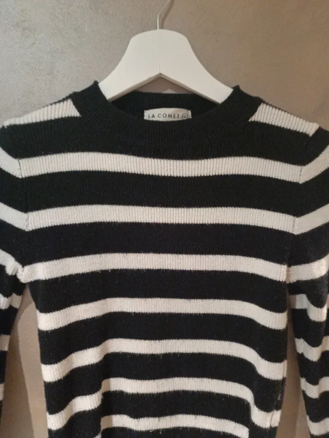 Jersey rayas blanco y negro