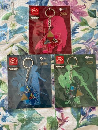 Llaveros Splatoon x Zelda My Nintendo