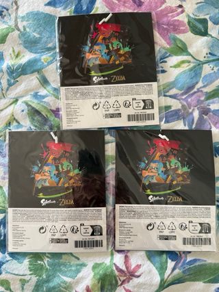 Llaveros Splatoon x Zelda My Nintendo