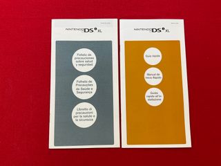 Manuales Nintendo DS XL