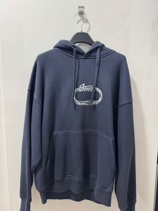 Sudadera Pull&Bear Azul con Logo