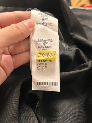 Traje esmoquin negro