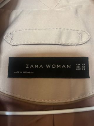 Preciosa Gabardina Beige de Zara Woman