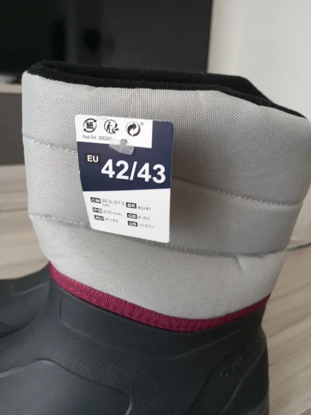 Botas de nieve Quechua grises, sin estrenar