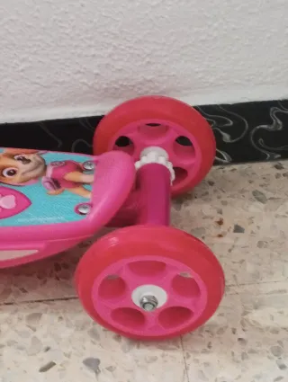 Patinete Patrulla Canina 3 Ruedas Rosa