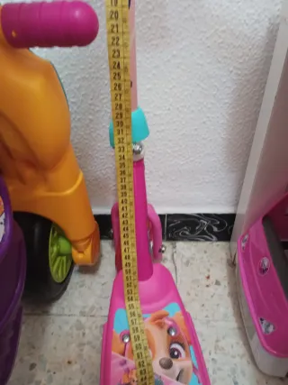 Patinete Patrulla Canina 3 Ruedas Rosa