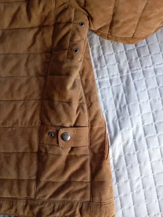 Cazadora Piel Massimo Dutti Marrón