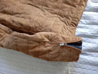 Cazadora Piel Massimo Dutti Marrón