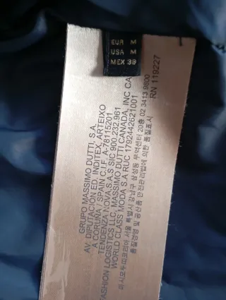 Cazadora Piel Massimo Dutti Marrón