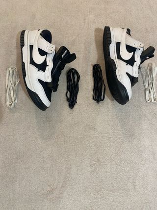 Scarpe Nike Uomo Nero Bianco con impeimperfezioni