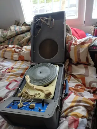 Tocadiscos con discos