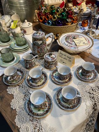 Juego de café chino años 50