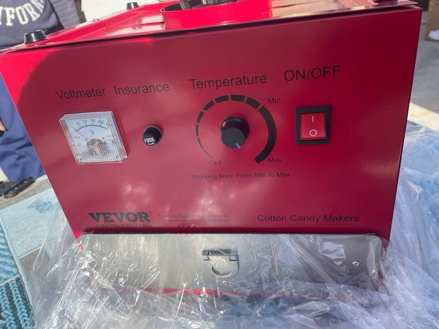 Máquina de Algodón de Azúcar VEVOR Eléctrica