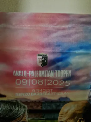 Gagliardetto pennant Palermo Calcio Manchester