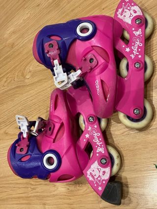 Patines en línea Oxelo niña rosa