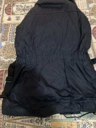 Chaqueta de moto negra