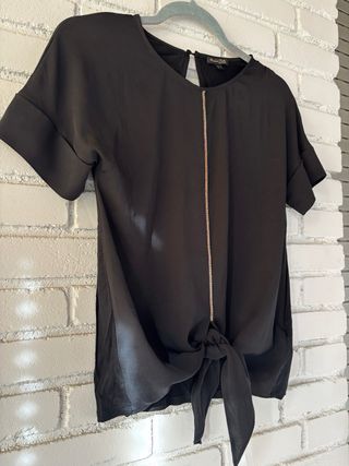 Massimo Dutti Top Negro XS