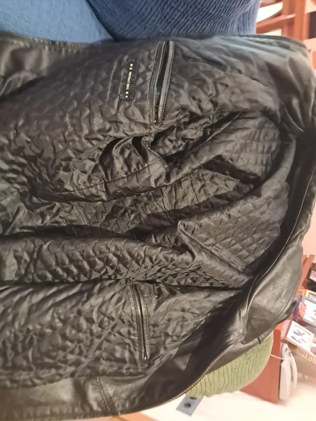 Chaquetón Piel Antonio Miro Negro