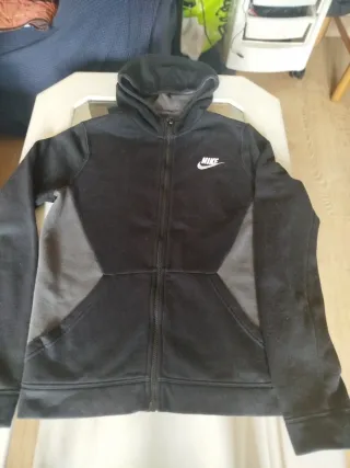 Sudadera Nike niño/chico negra y gris