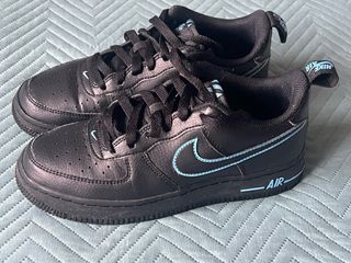 Nike Air Force 1 Talla 36.5 Negro/Azul