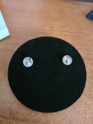 Pendientes Tous Plata Bola Blanca