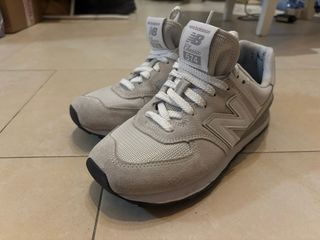 New Balance 574 Beige/Blu Taglia 40