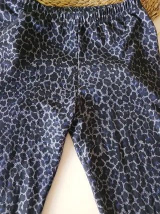 Leggings leopardo azul