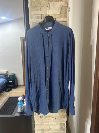 Camicia ALCOTT Lino Blu