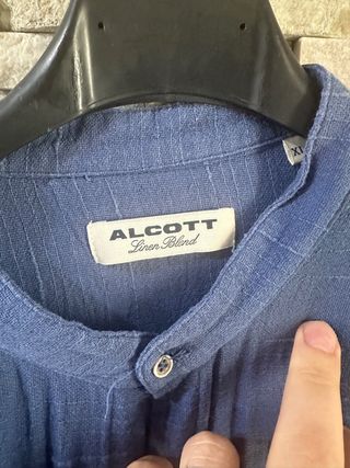 Camicia ALCOTT Lino Blu