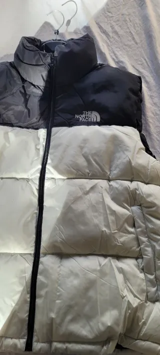Chaleco The North Face Negro y Blanco