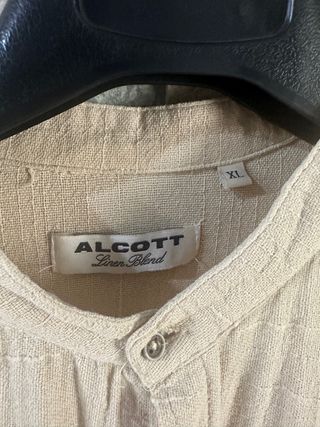 Camicia ALCOTT Lino Blend Beige XL