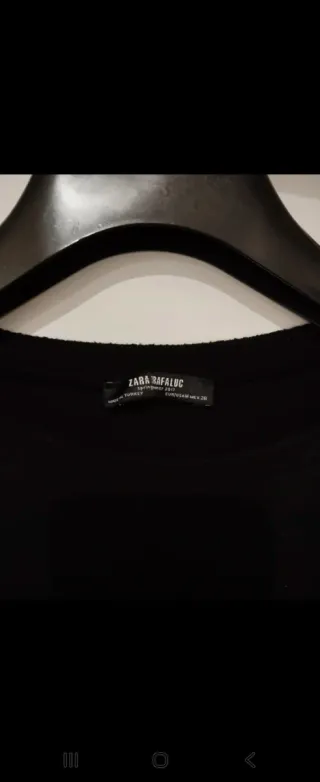 Maglione Zara nero manica a campana