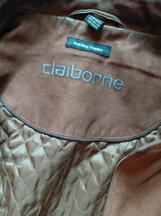 Cazadora de piel marrón