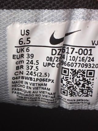 Nike Metcon 9 Nero Bianco Taglia 39