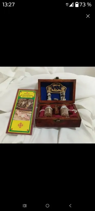 Belén con reliquias de Tierra Santa