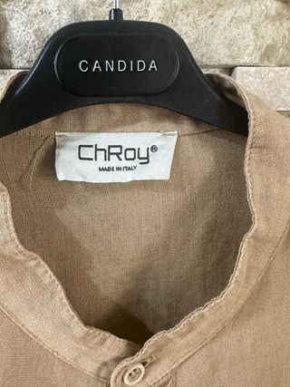 Camicia ChRoy Beige Made in Italy