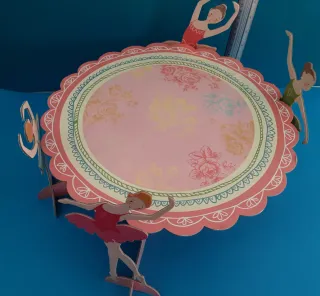 Decoración Mesa Chuches Bailarinas Cartón