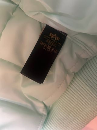 Chaqueta Bomber Alpha Industries Verde agua