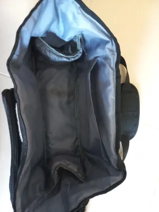 Bolso de bebé negro para carrito