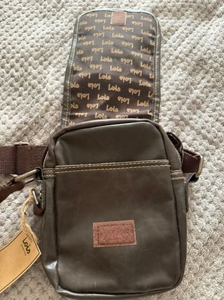 Bandolera Lois polipiel Marrón