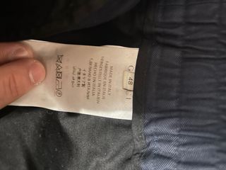 Pantalón Gucci Azul con Raya Lateral