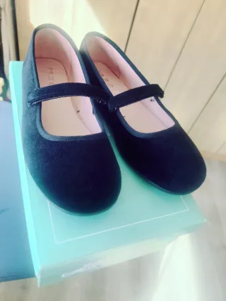Bailarinas terciopelo negro talla 37