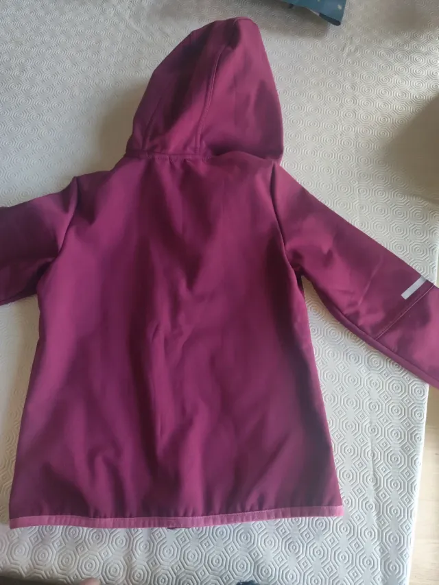 Forro polar infantil rosa y verde talla 5-6 118cm